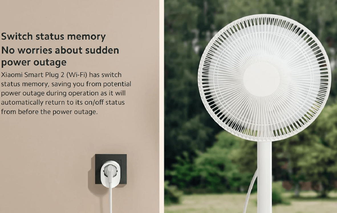 Xiaomi Mi Smart Plug 2 (WiFi), Black